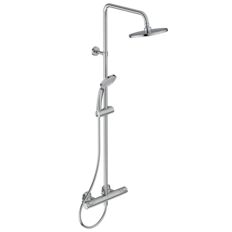 SISTEM DUS CERATHERM T25, TERMOSTATIC, CAP DUS DIAM. 20 CM, PARA DUS IDEALRAIN 100MM, 3 JET